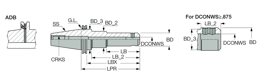 CAT50 EM 5/8X7.750